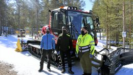 Seppo Illikainen, Jouko Koskinen ja Lauri Suorsa ovat pitäneet Virpiniemen alueen ladut kunnossa jo useamman vuosikymmenen ja taanneet alueen hiihtäjille hienot puitteet lajin harrastamiseen.