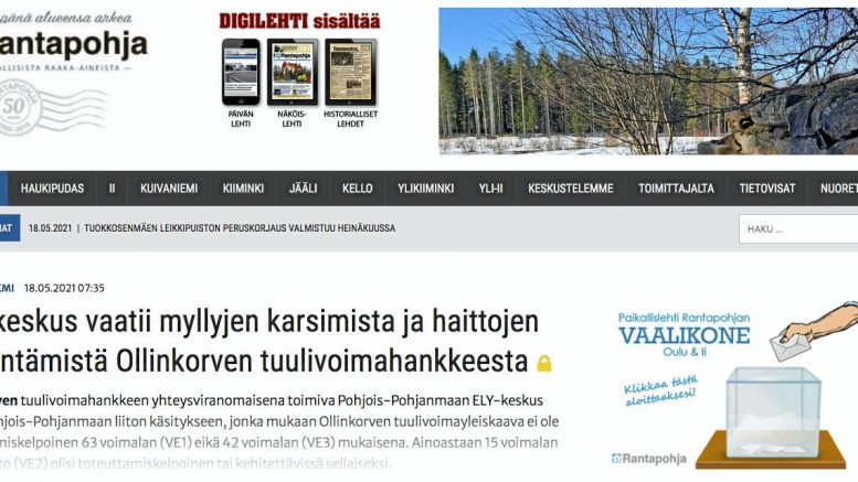 1. Mene sivulle www.rantapohja.fi ja klikkaa oikealla näkyvää vaalikoneen ikonia.