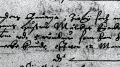 Kuva Iin käräjäoikeuden pöytäkirjasta 21.1.1580.