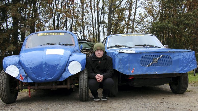 Heikki Salo on ollut kiinnostunut jokkisautoista pienestä pitäen. Nyt hän pääsee jo kilpailemaan jokkisradoille.