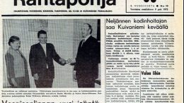 Rantapohja kertoi Vesaisenlinnan siirtymisestä Nuijamiehille maaliskuussa 1972.