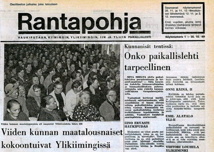 Ensimmäinen Rantapohja ilmestyi syksyllä 1969. Rantapohja nro 1 on vapaasti luettavissa osoitteessa www.rantapohja.fi