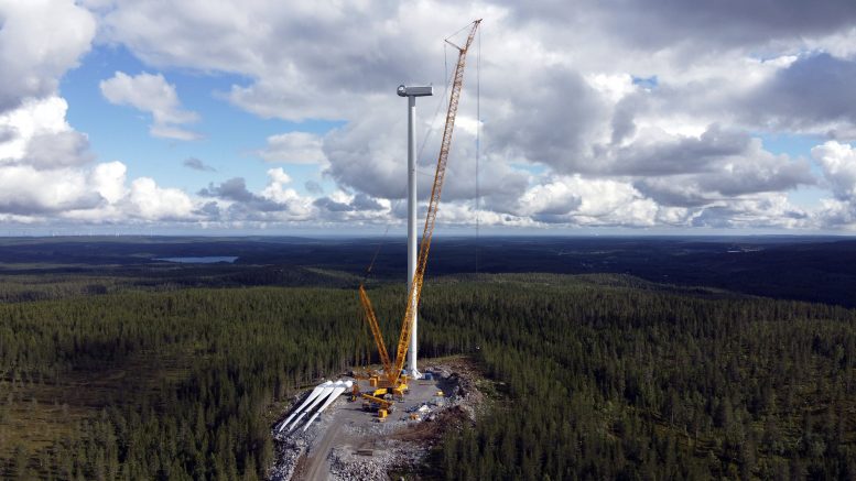 Kolmetoista tuulipuistoa omistava Exilion Tuuli aloittaa Isokankaan ja Palokankaan puistojen rakentamisen Iihin. (Kuva: Exilion Tuuli)