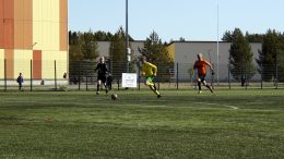 Niko Luolavirta tekee sekunnin päästä HauPalle 2-0. Kuva; Tommi Karvonen