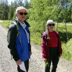 Pentti ja Anneli Moilanen ovat tottuneita luonnossa liikkujia.
