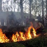 Tervahaudan täytyy lähteä sytytysvaiheessa palamaan reilulla vauhdilla.