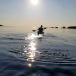 Kesätunnelmia Kiiminkijoella Haukiputaalla. Kuva: Heikki Aarnipuro.