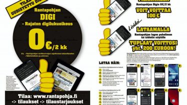 Rantapohjan digikampanja alkoi kesäkuun alussa.