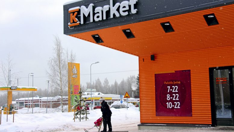 Kellon uusi K-market avattiin kevättalvella 2021.