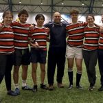 7’s MasterClass lokakuussa Heinäpään jalkapallohallilla, vasemmalta Ciará Hiltunen, Sebastian Faghi, Tomohiro Semba, Drew Warwick-Smith (valmentaja, miesten 7 Suomen rugbymaajoukkue), Bryan Hiltunen, Daryn Hiltunen (valmentaja, Wizards of Oulu Rugby), Tamara Hiltunen (puheenjohtaja).