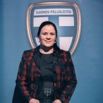 Petra Körkkö palkittiin vuoden 2023 Respect toimihenkilö-palkinnolla. Kuva: Eeli Purola