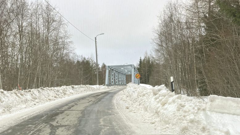 Aittokoskelle siirretty sillan osa oli yhä käytössä viime keskiviikkona.