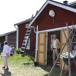 Taidenäyttelyn ajan Vanhassa Siipolassa on myös pop up -kahvila.