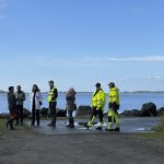 Satamaan lähelle merta tulevalle taideteokselle kartoitetaan sopiva paikka. Kuva: Claudia Woolgar