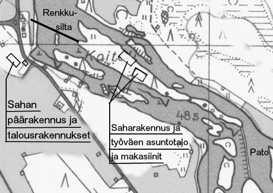 Koitelin rakennukset silloin joskus.