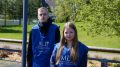 Sami Nikula ja Helmiina Heikkala kertovat ohjaajan työn olevan mukavaa. Kuvat: Aada Alapuranen