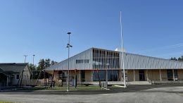 Kontion koulun uusi rakennus on ehdolla vuoden 2025 puupalkinnon saajaksi. Arkistokuva: Teea Tunturi