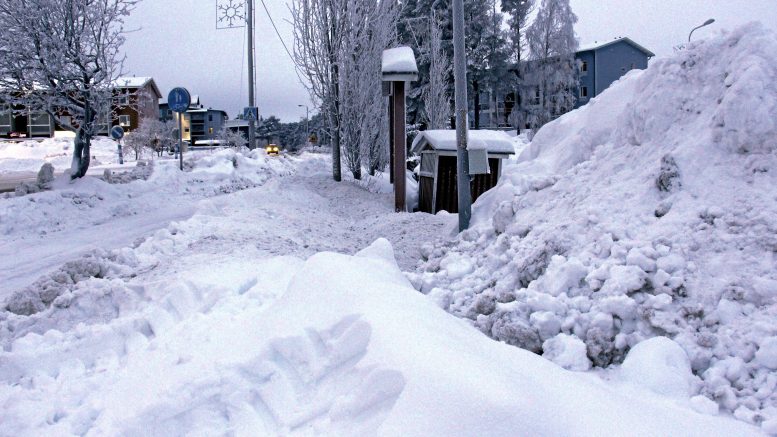 Lumen aurauskauden alkuun on vielä jonkin verran aikaa. Arkistokuva