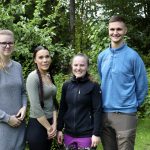 Rento Homeen yrittäjät Aino Tuohimaa (vas.), Kati Hassinen, Ida Virta, ja Santeri Hiljander.
