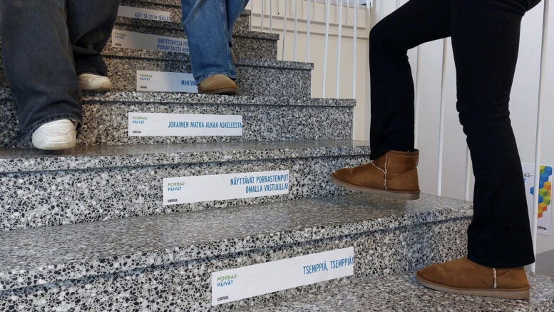 Porraspäivät tuo asiaa portaisiin.