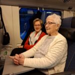 Junassa matkalla Oulusta Helsinkiin.