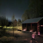 Tunnelmallinen joulumaisema.