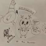 Me päätetään asioista -piirustuksen piirsi Alva Toivainen.