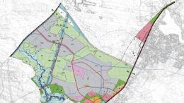 Pyyryväisen alue sijaisee Kuusamontie ja Alakyläntien välissä Jäälin läheisyydessä. Alueella kulkee Kalimenoja, joka huomioidaan suunnittelussa. Kuva: Oulun kaupunki
