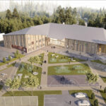 Valtarin koulun esittelytilaisuudessa nähdään varmasti myös näitä havainnekuvia.