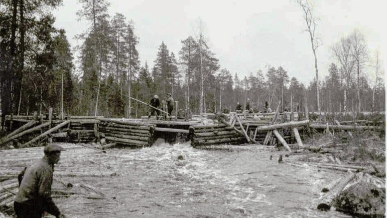 Iijoen uitosta on valmistunut dokumenttielokuva. Kuva: Suomen Uittoperinneyhdistys ry