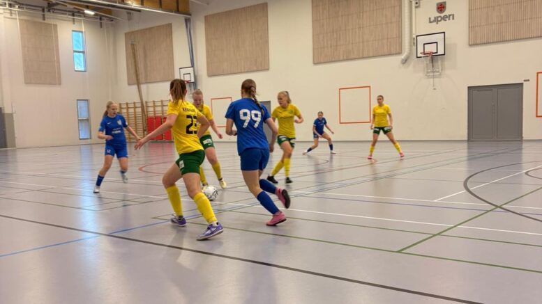 HauPan naisten Futsal-joukkue kävi pelaamassa Liperissä saakka. Kuva: Pinja Virtala