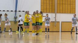 HauPalla oli ilon hetkiä pelissä FC Brändöpojkarnaa vastaan. Kuva: Matilda Lammi