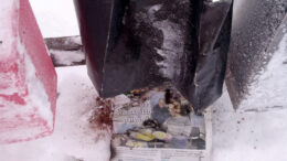 Parkkisen postilaatikko posteineen koki jälleen karun kohtalon Nuorittalla. Tällä kertaa laatikossa oli ilkivallan hetkellä Rantapohja.