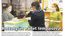 5.11.2020 Rantapohjassa on ensimmäiset kuvat maskikasvoisista haastatelluista. Juttu kertoo Huttukylän nuorisoseurasta.