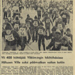 Ylikiimingin hikihiihdossa 430 osallistujaa. Määrää pidettäisiin nykypäivänä hämmästyttävän suurena, kun puhutaan pienen pitäjän hiihtotapahtumasta. Hiihtoinnostusta riitti tuolloin kevättalvella 1976. Sää ja kelikin suosivat. Tänä vuonna tapahtumaa ei voitu järjestää. Lumet sulivat liian aikaisin. Uutinen Rantapohjassa 8.3.1976.