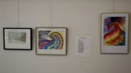 Muun muassa Taru Ritolan, Seita Ritolan ja Tessaliinu Ritolan teokset ovat esillä Jatulin toisessa kerroksessa.