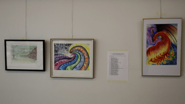 Muun muassa Taru Ritolan, Seita Ritolan ja Tessaliinu Ritolan teokset ovat esillä Jatulin toisessa kerroksessa.