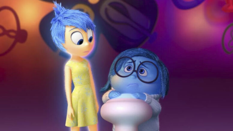 Inside Out tunnetaan Suomessa nimellä Mielen sopukoissa, ja sille on ilmestynyt myös jatko-osa. Kuva: Pixar