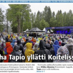 Vuonna 2025 Koitelissa nautittiin livemusiikista vesisateessa, mutta se ei tunnelmaa kuitenkaan latistanut.
