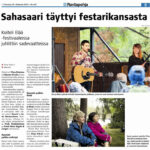 Vuonna 2013 Koitelissa juhlittiin sadevaatteissa. Niitä oli hyvä varata mukaan myöhempinäkin vuosina.