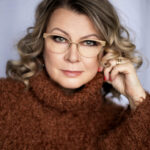 Tina Finn on Iin kirjaston vieraana 23.9. Kuva: Ville Vuolle