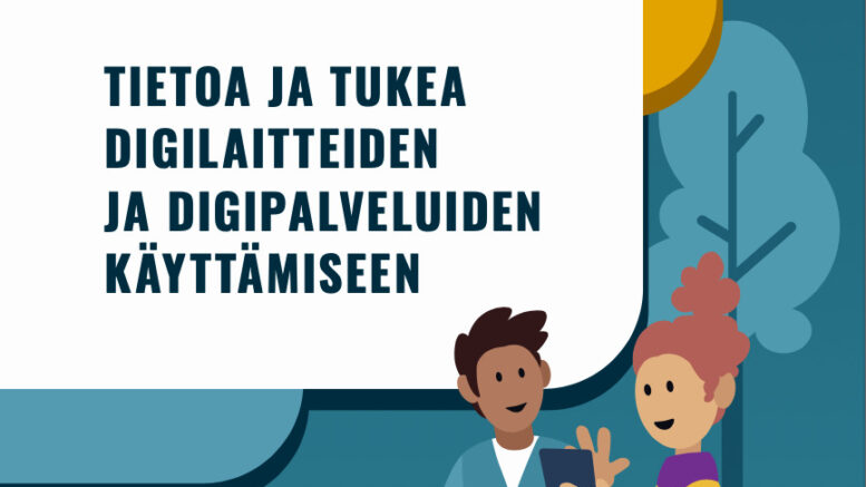 Pudasjärven kaupungin Digiopas sopii sekä itsenäiseen käyttöön että yhteisiin opastushetkiin.