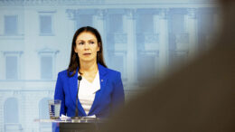 Liikenne- ja viestintäministeri Lulu Ranne. Kuva: Fanni Uusitalo/valtioneuvoston kanslia
